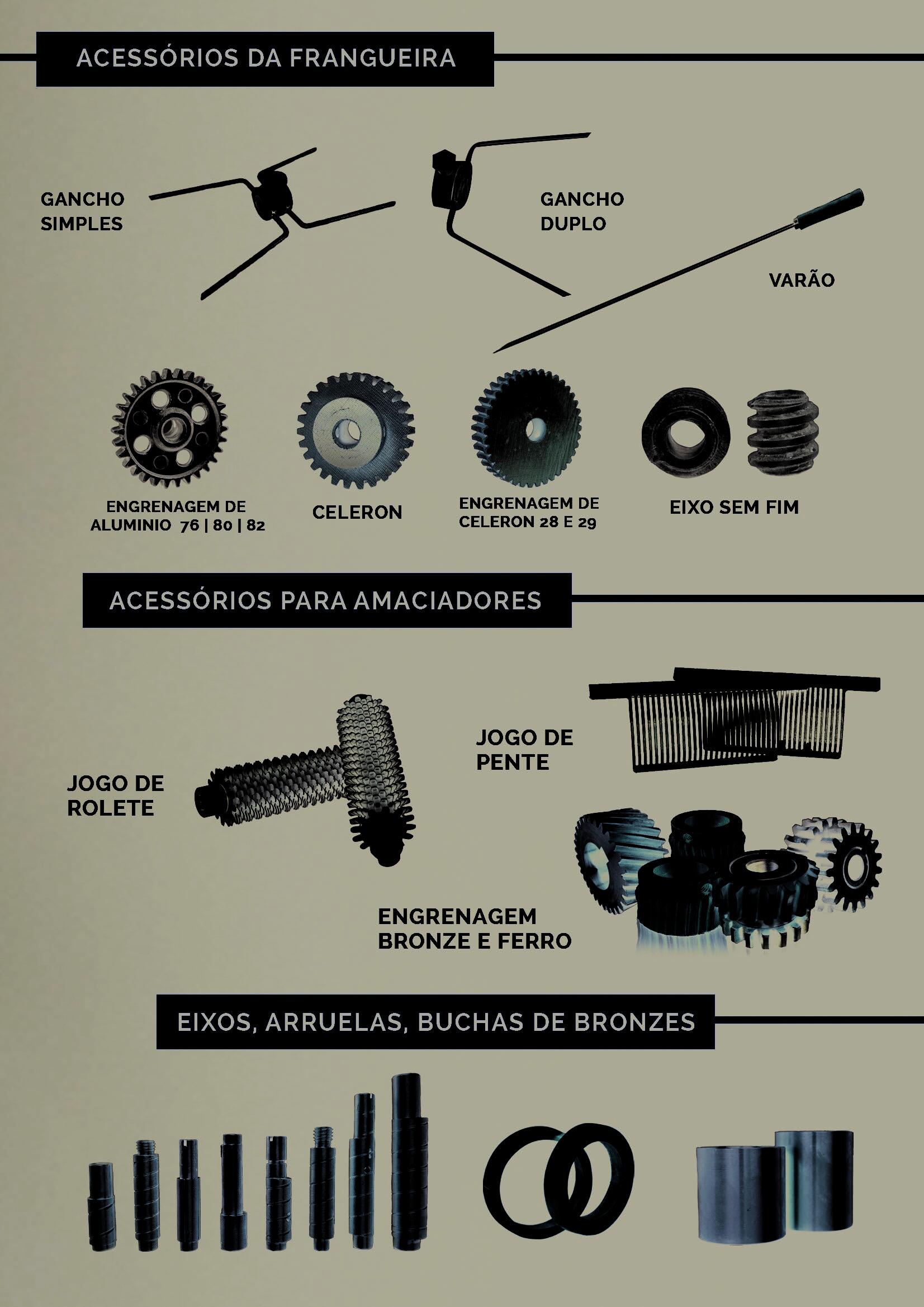 Eixos e Buchas Bronze